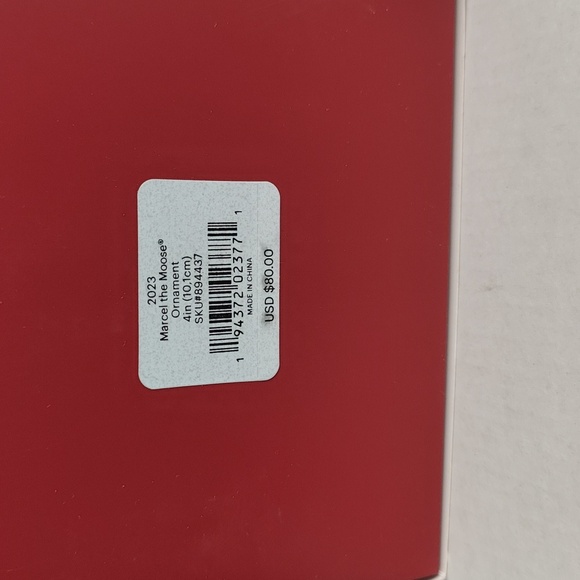 Lenox Marcel the Moose annual 2023 Christmas tree ornament - Picture 5 of 6